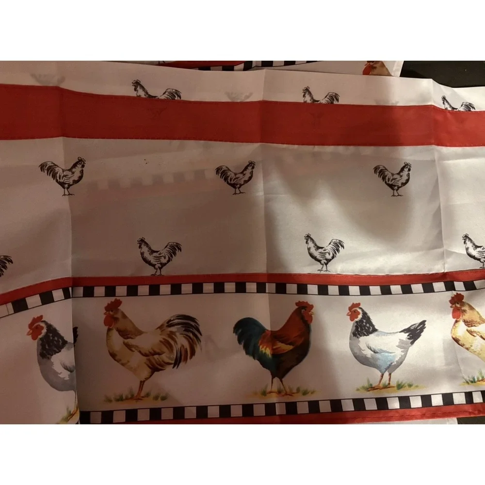 3 pc Curtains Tailored Cottage Set (57